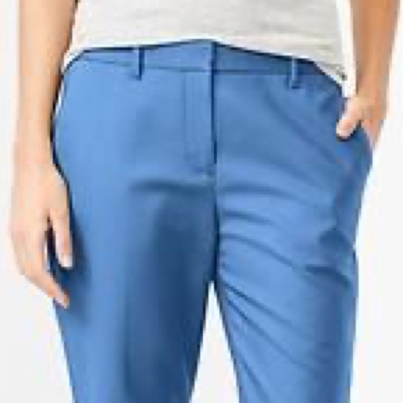 🆕 GAP, Tailored crop pants , blue, size 2R. - Picture 2 of 7